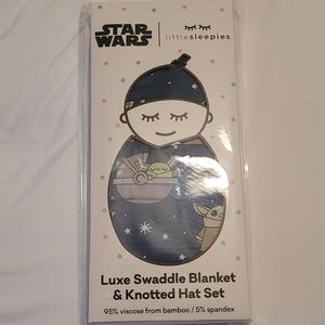 Little Sleepies Star Wars Swaddle and Hat
